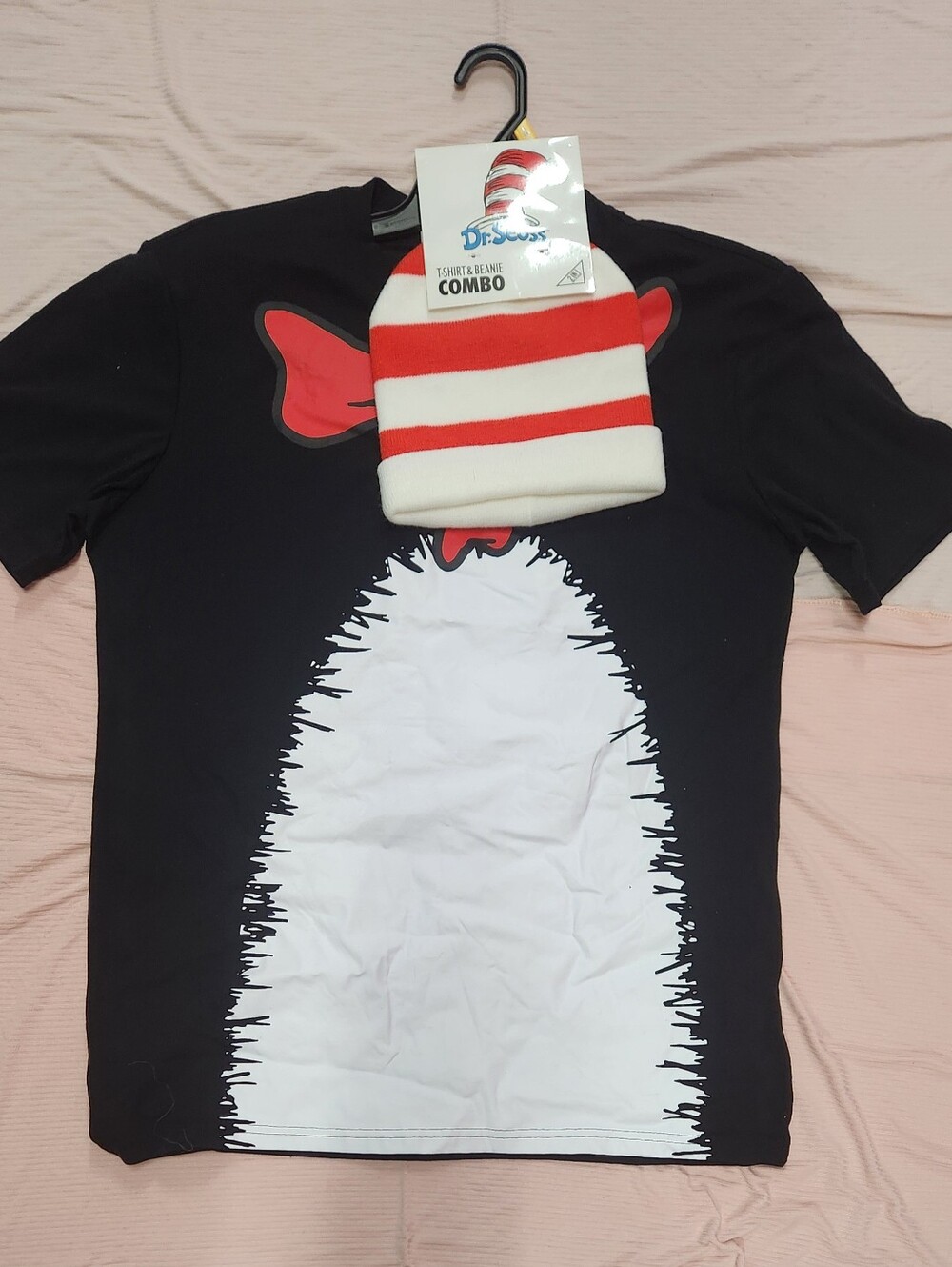 The Cat In The Men's Costume Set Featuring Graphic t-shirt and  beanie.